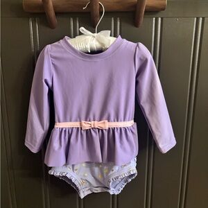 Ruffle Butts Purple One Piece Swimsuit